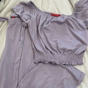 Matching lavender pants and top! New with tags never worn